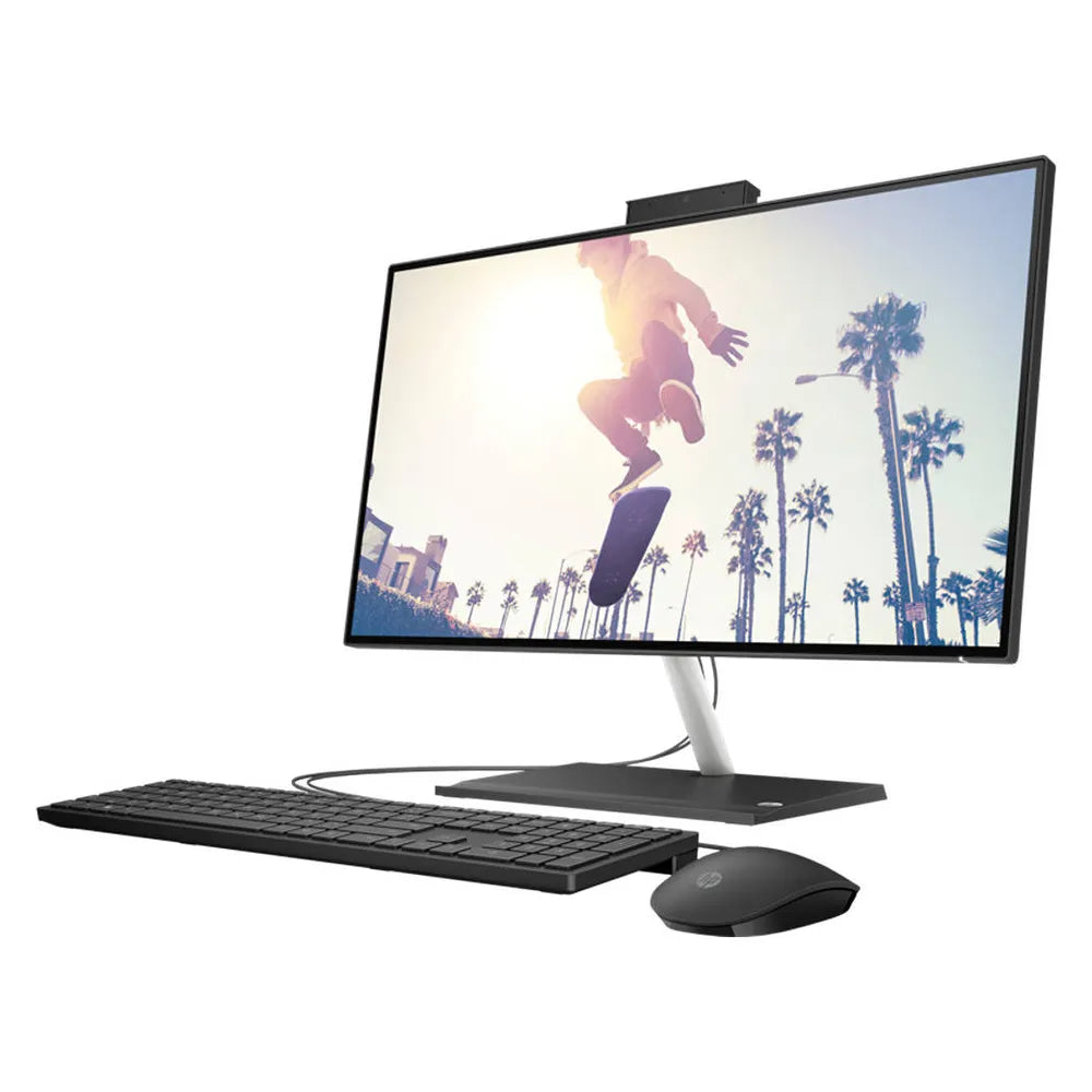 HP 24-CB1026NH All-in-One Desktop PC, Intel Core i5-1235U Processor, 8GB RAM, 512GB SSD, 24” FHD Display, DOS, English Keyboard, Mouse Included, 1 Year Warranty | 6V340EA