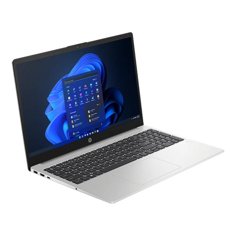 HP 250 G10 Laptop, Intel Core i7-1355U Processor, 8GB RAM, 512GB SSD, 15.6" FHD Display, DOS,English & Arabic Backlit Keyboard, Silver, 1 Year Warranty | 9G1W4ET-ARB