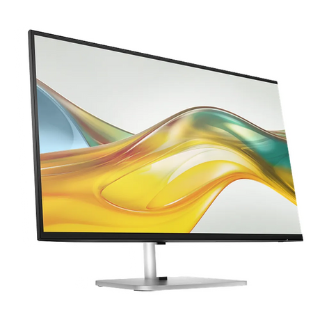HP Series 5 Pro Monitor, 27" QHD (2560 x 1440) Resolution, 75Hz, Anti-glare, 5ms (GTG) Response Time, DP, HDMI, Height Adjustable Stand, Black & Silver, 3 Year Warranty | 9D9S0UT