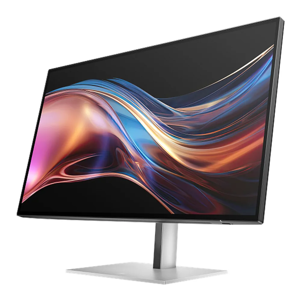 HP Series 7 Pro 727pu QHD Monitor, 27" QHD (2560 x 1440) Resolution, 120Hz, Anti-glare, 5ms (GtG) Response Time, Thunderbolt 4, HDMI, DisplayPort, Tilt/Pivot/Swivel/Height Adjustable Stand, Black, 3 Year Warranty | 8J9E6UT
