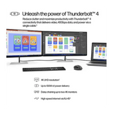 HP Series 7 Pro Thunderbolt 4 Monitor, 32" 4K (3840 x 2160) Resolution, 60Hz, Anti-glare, 5ms (GTG) Response Time, USB-C, HDMI, DisplayPort, Tilt/Pivot/Swivel/Height Adjustable Stand, Black & Silver, 3 Year Warranty | 8Y2K9AA