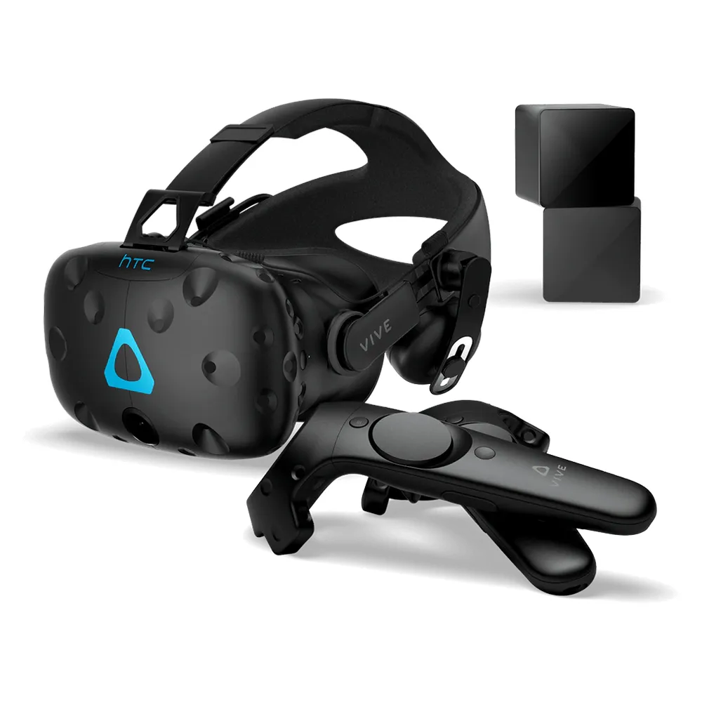 HTC Vive Business Edition VR Virtual Reality Headset, AMOLED, 2K Resolution, 90Hz Refresh Rate, 110 Degree Field Of View, SteamVR Tracking, G-sensor, Gyroscope, Proximity Sensors, Bluetooth Wireless, HDMI, 1 Year Warranty  | 99HALN046-00