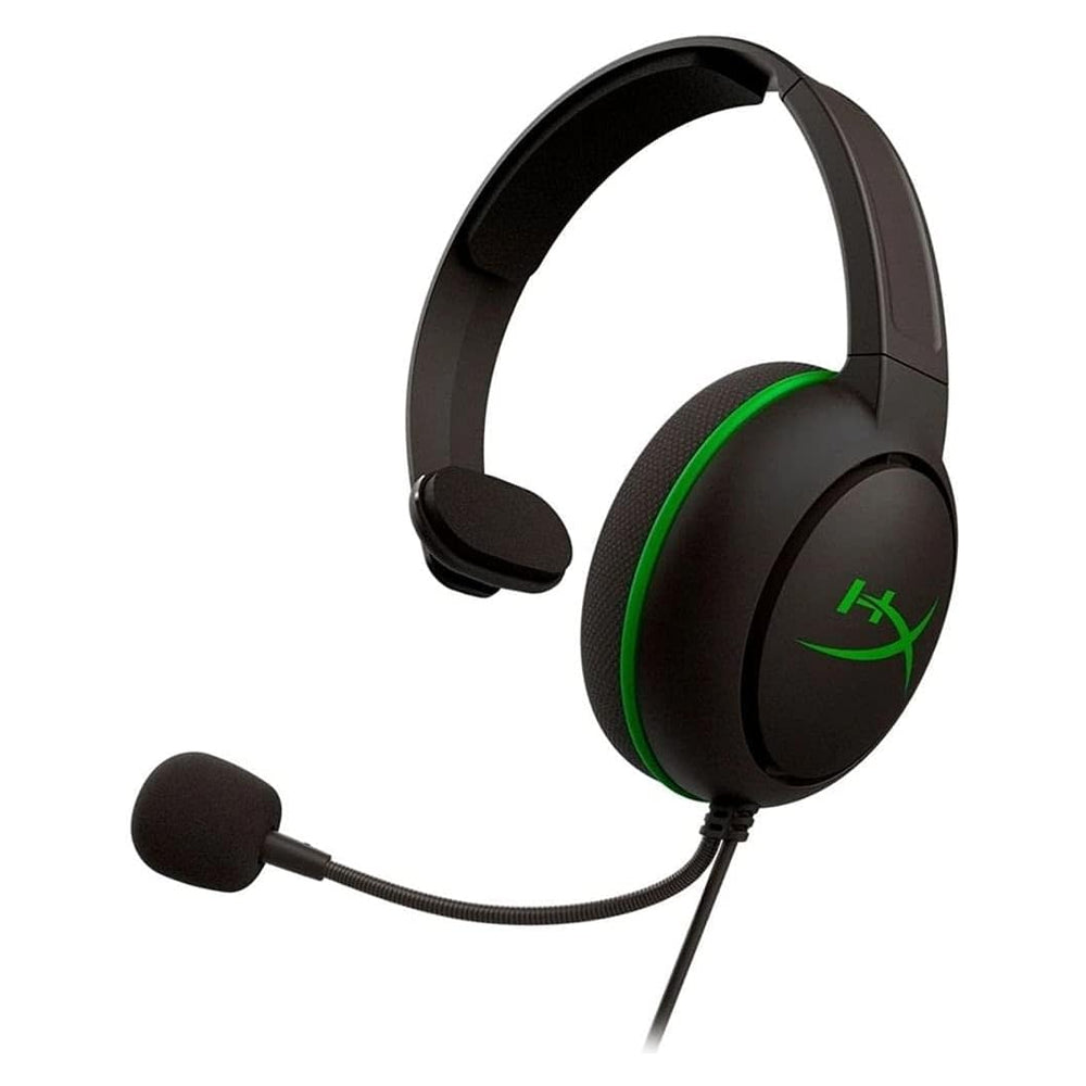 HyperX CloudX Chat Headset Gaming Xbox Headset, Black/Green, 1 Year Warranty | HX-HSCCHX-BK/WW