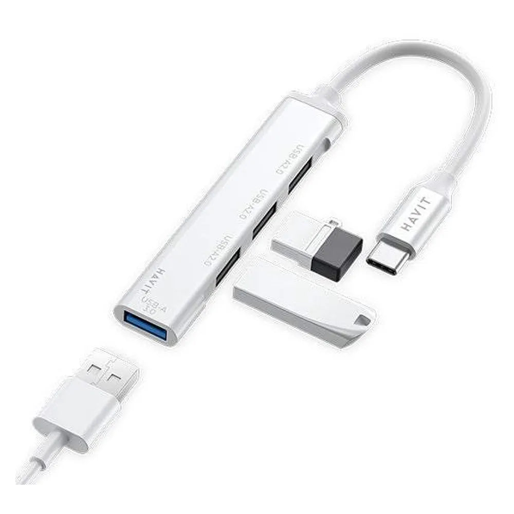 Havit-HB41-SR-4-in-1-USB-C-Hub-HB41-SR