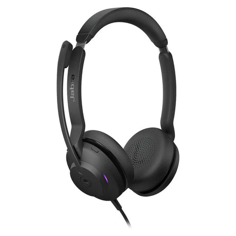 Jabra Evolve2 30 SE Stereo Headset, USB-A / USB-C, 2 Analog MEME, ECM Microphone, 28 mm Headphone Driver, Black, 1 Year Warranty | 23189-999-779