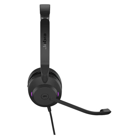 Jabra Evolve2 30 SE Stereo Headset, USB-A / USB-C, 2 Analog MEME, ECM Microphone, 28 mm Headphone Driver, Black, 1 Year Warranty | 23189-999-779