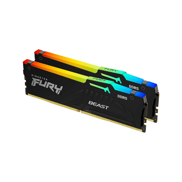 Kingston Fury Beast R GB Memory Kit, 32 GB (2x16 GB), DDR5 DRAM, 5600 MT/s, CL-40, 1 Year Warranty | KF556C40BBAK2-32
