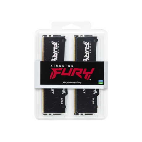 Kingston Fury Beast R GB Memory Kit, 32 GB (2x16 GB), DDR5 DRAM, 5600 MT/s, CL-40, 1 Year Warranty | KF556C40BBAK2-32