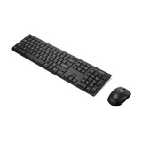 Lenovo 100 Wireless Keyboard & Mouse Combo, 2.4Ghz Wireless Reciever, 3-Zone Keyboard Layout, 1600 DPI Red Optical Mouse Sensor, Up to 12 months Battery Life, Black, 1 Year Warranty | L-100-W