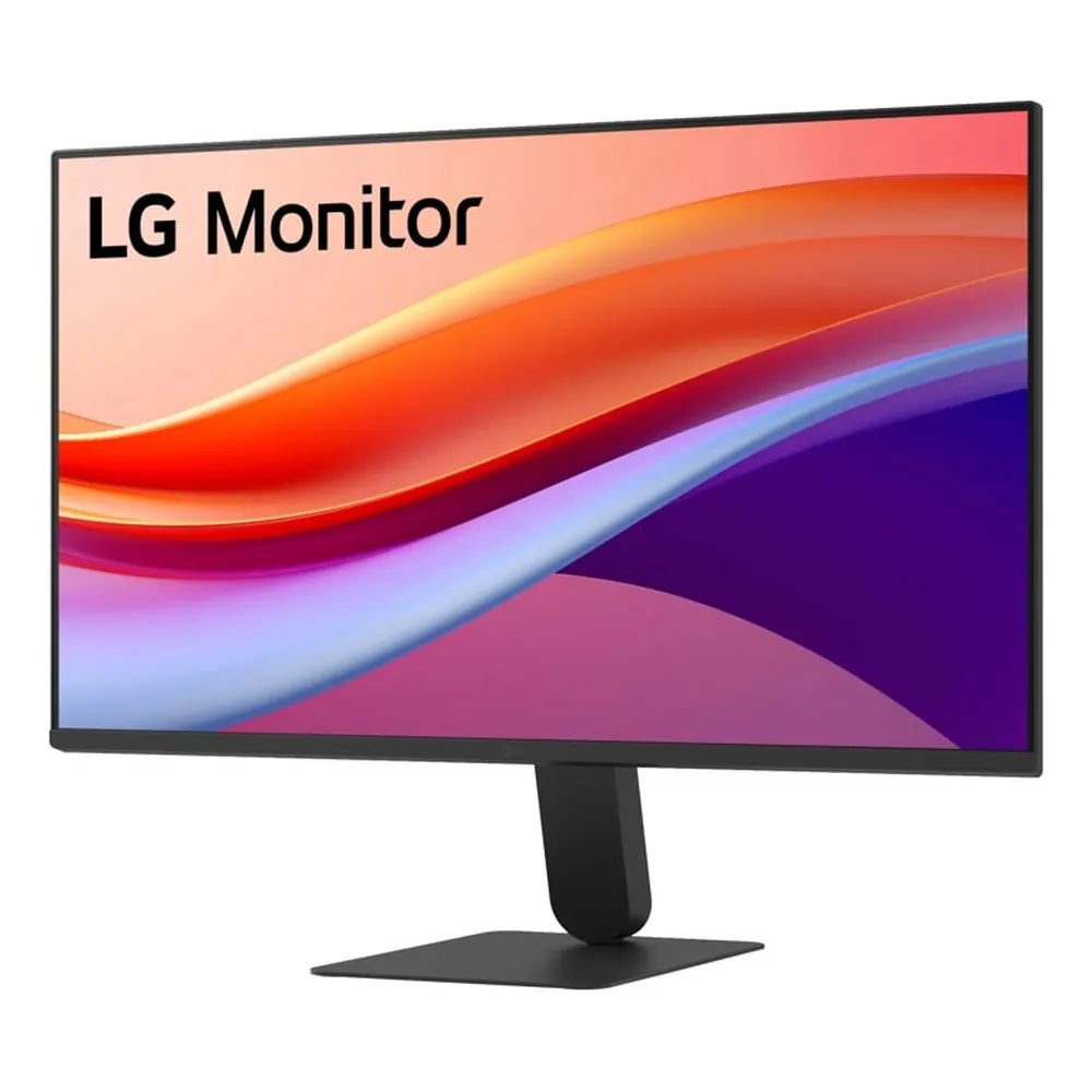 LG HDR10 Monitor with Slim Stand, 27" FHD (1920 x 1080) Resolution, 120Hz, Anti-glare, 5ms (GtG) Response Time, HDMI, Tilt Adjustable Stand, Black, 1 Year Warranty | 27U411A-B