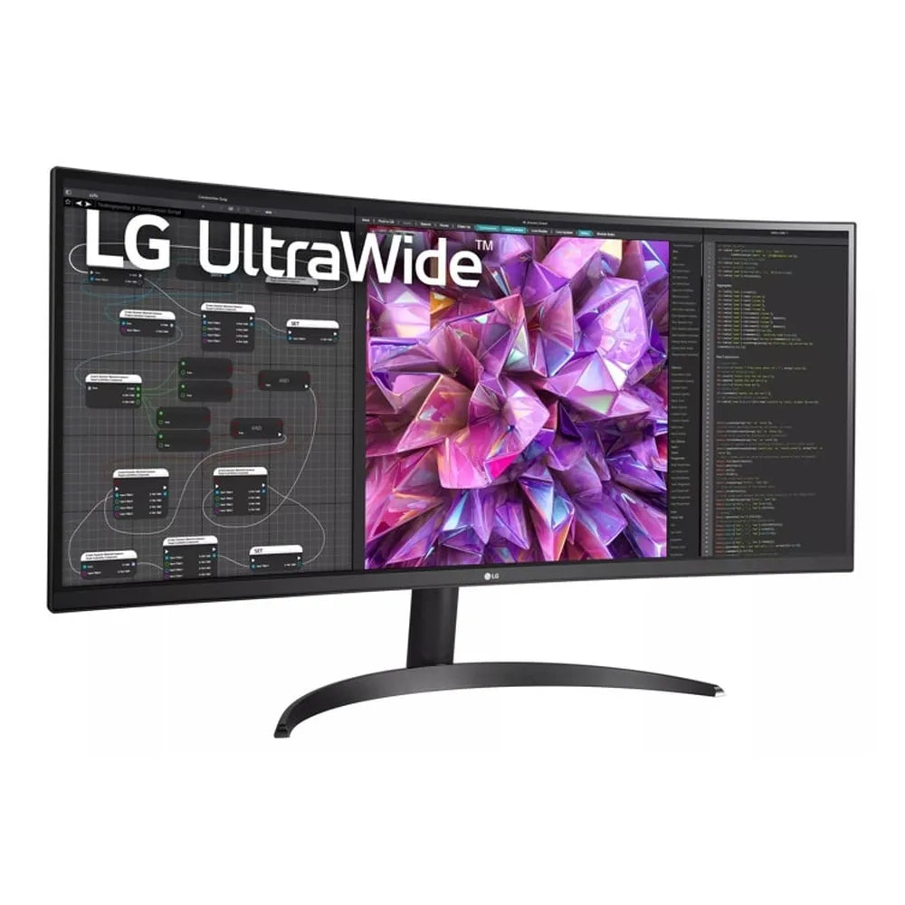 LG UltraWide Smart Monitor with Dual Controller & OnScreen Control, 34" WQHD (3440 x 1440) Resolution, 60Hz, Anti-glare, 5ms (GtG) Response Time, HDMI, DP, Tilt Adjustable Stand, Black, 1 Year Warranty | 34WQ60C-B