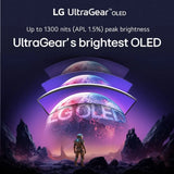 LG UltraGear Curved Gaming Monitor with webOS, 39" 4K (3440 x 1440) Resolution, 240Hz, Anti-glare, 0.03ms (GtG) Response Time, HDMI, DP, USB-C, Fully Adjustable Stand, FreeSync & GSync Compatible, White, 1 Year Warranty | 39GX90SA-WAMA