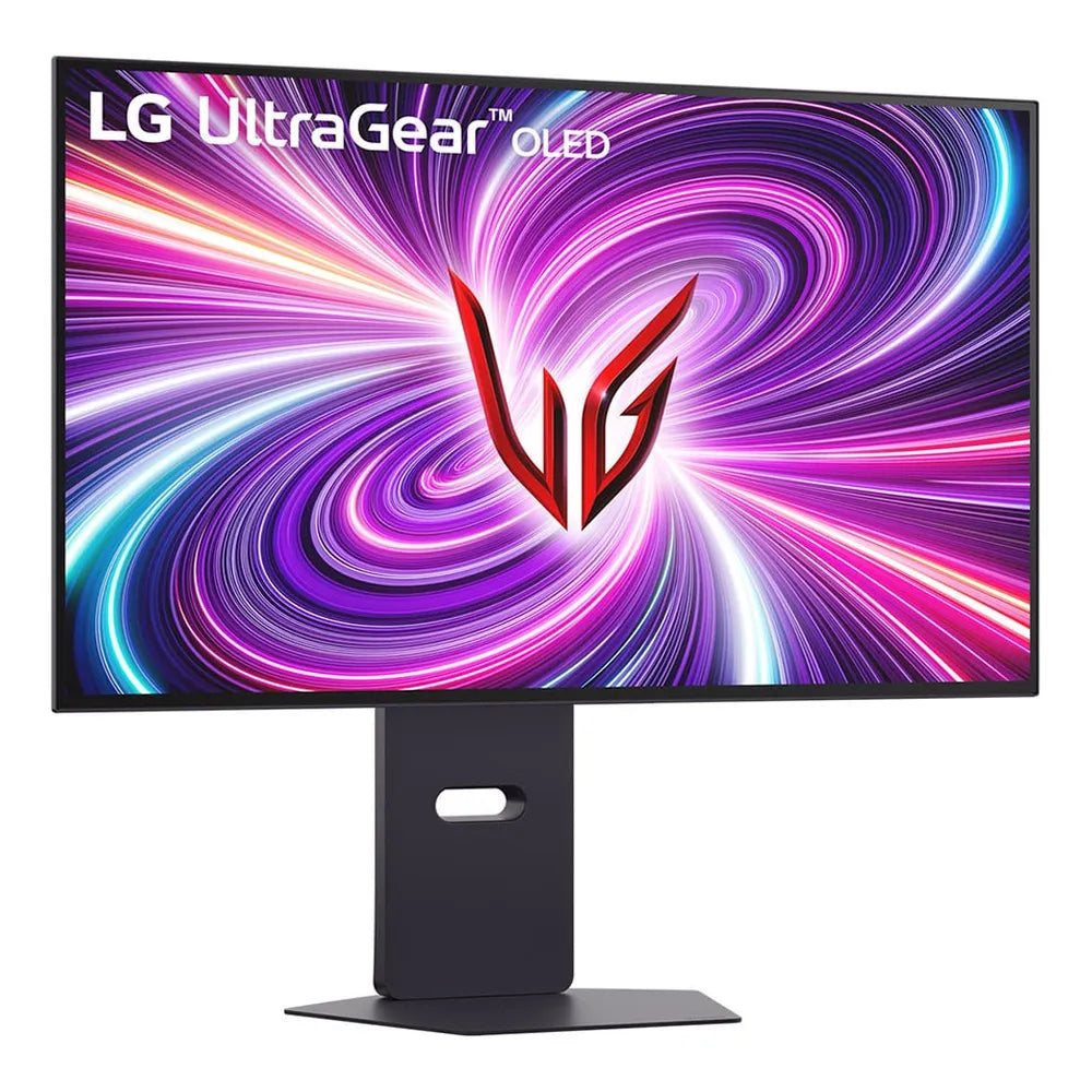LG UltraGear 32GS95UV-B.AMA Dual-Mode OLED Gaming Monitor, 31.5" 4K UHD (3840 x 2160) @ 240Hz / FHD (1920 x 1080) @ 480Hz, Anti-glare, HDMI, DisplayPort, Tilt/Pivot/Swivel/Height Adjustable Stand, Black, 1 Year Warranty | 32GS95UV-BAMA