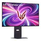 LG UltraGear 32GS95UV-B.AMA Dual-Mode OLED Gaming Monitor, 31.5" 4K UHD (3840 x 2160) @ 240Hz / FHD (1920 x 1080) @ 480Hz, Anti-glare, HDMI, DisplayPort, Tilt/Pivot/Swivel/Height Adjustable Stand, Black, 1 Year Warranty | 32GS95UV-BAMA