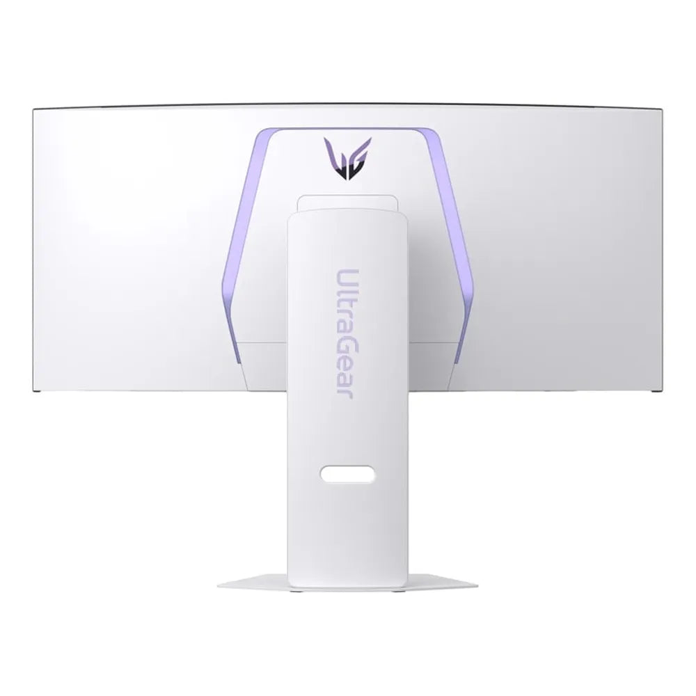 LG UltraGear 34GX90SA-WAM Curved SMART OLED Gaming Monitor, 34" WQHD (3440 x 1440) Resolution, 240Hz, Anti-glare, 0.03ms (GtG) Response Time, HDMI, DisplayPort, USB-C (65W PD), G-SYNC Compatible, Smart TV OS, White, 1 Year Warranty | 34GX90SA-WAM