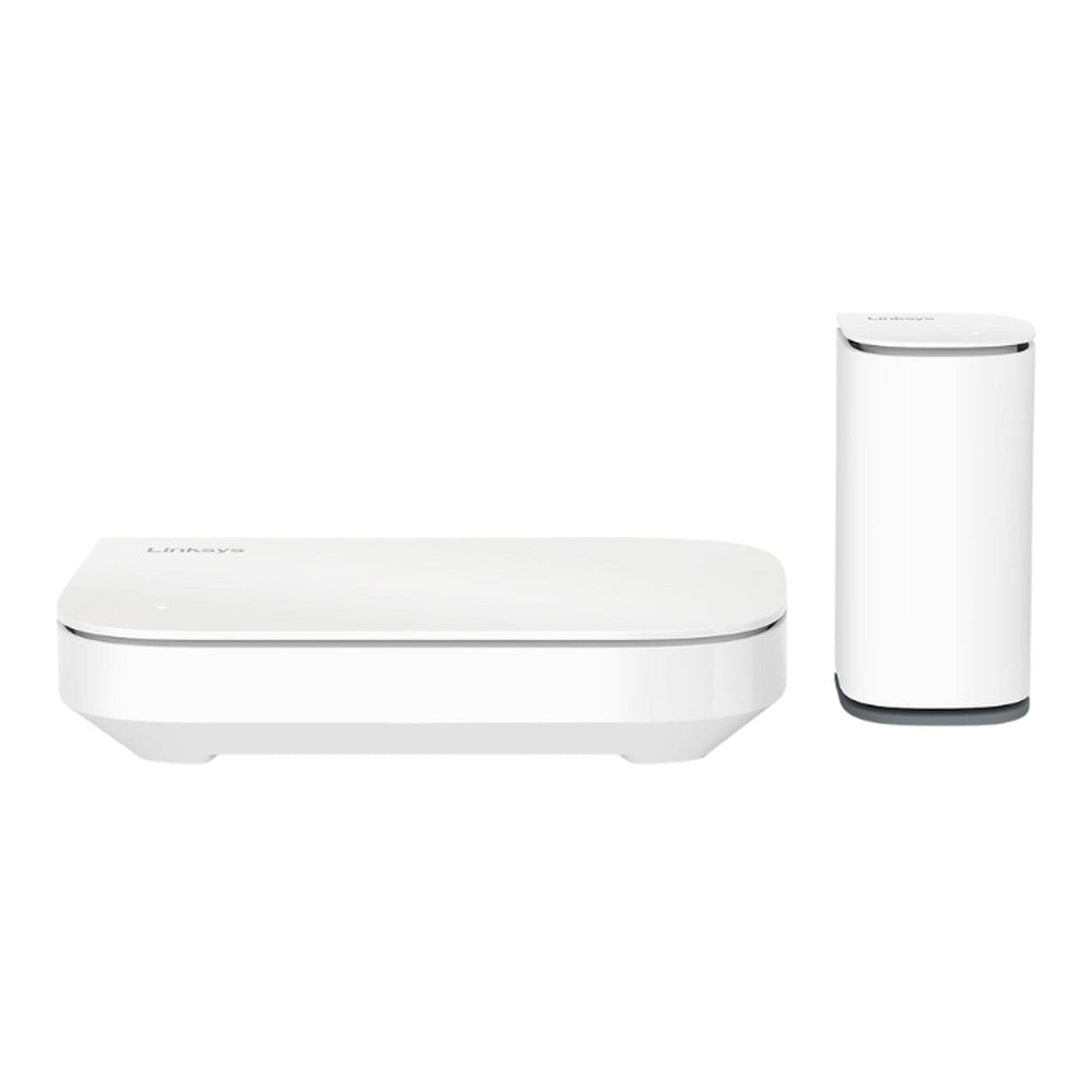 Linksys Velop Micro 6 Mesh System Router, Speeds Up to 3000 Mbps, WiFi 6, RJ-45 Ports, Dual Core Processor, Self-learning and Optimizing, 1 Year Warranty | LN11011201-KE