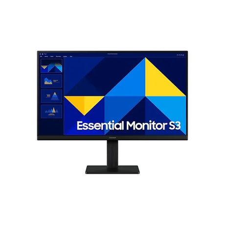 Samsung LS22D300GAMXUE 22" Essential Monitor S3 S30GD FHD(1920 x 1080) Monitor, 100Hz, HDMI, Tilt, Adjustable, Black, 3 Year Warranty | LS22D300GAMXUE