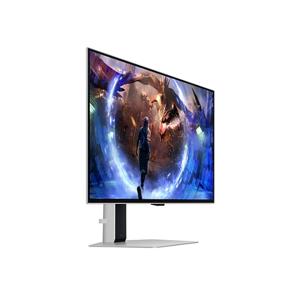 Samsung LS27DG602SMXUE 27" Odyssey OLED G6 G60SD QHD(2560 x 1440) Gaming Monitor, 360Hz, HDMI, DP, Height/Tilt/Swivel/Pivot, Adjustable, Silver, 3 Year Warranty | LS27DG602SMXUE