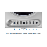 Samsung LS27DG602SMXUE 27" Odyssey OLED G6 G60SD QHD(2560 x 1440) Gaming Monitor, 360Hz, HDMI, DP, Height/Tilt/Swivel/Pivot, Adjustable, Silver, 3 Year Warranty | LS27DG602SMXUE