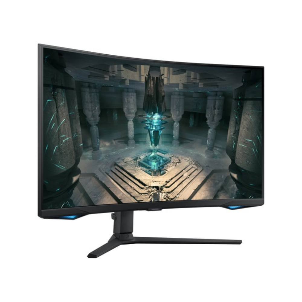 Samsung LS32BG650EMXUE 32" QHD (2560 x 1440) Gaming Monitor, Anti-glare, HDMI, DP, Height/Pivot/Swivel/Tilt Adjustable, 1 Year warranty | LS32BG650EMXUE