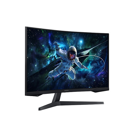 Samsung LS32CG552EMXUE 32" Odyssey G5 G55C QHD(2560 x 1440) Curved Gaming Monitor, 1MS, 165Hz, HDMI, DP, Tilt, Adjustable, Black, 3 Year Warranty | LS32CG552EMXUE