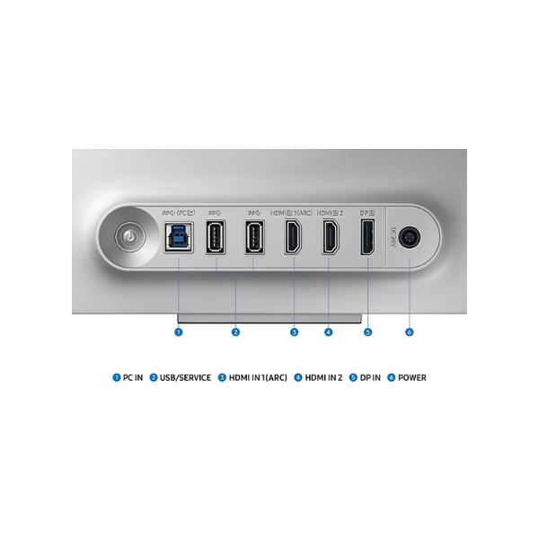Samsung LS32DG802SMXUE 32" Odyssey OLED G8 G80SD 4K UHD(3840 x 2160) Gaming Monitor, 240Hz, HDMI, DP, Height/Tilt/Swivel/Pivot, Adjustable, Silver, 3 Year Warranty | LS32DG802SMXUE