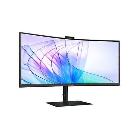 Samsung LS34C650VAMXUE 34" ViewFinity S6 S65VC UWQHD(3440 x 1440) Curved Monitor, HDMI, DP, USB-C, Height/Tilt/Swivel, Adjustable, Black, 3 Year warranty | LS34C650VAMXUE