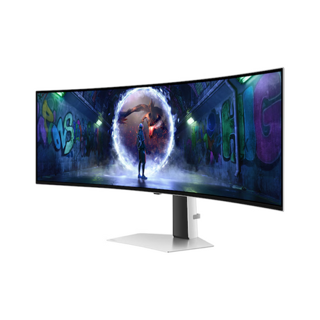 Samsung G9 G932 Odyssey LS49DG932SMXUE 49" DQHD (5120 x 1440) Gaming Monitor, Anti-glare, HDMI, DP, USB-C, Height/Tilt Adjustable, 1 Year warranty | LS49DG932SMXUE