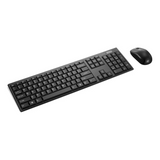 Lenovo 100 Wireless Keyboard & Mouse Combo, 2.4Ghz Wireless Reciever, 3-Zone Keyboard Layout, 1000 DPI Red Optical Mouse Sensor, Up to 12 months Battery Life, Black, 1 Year Warranty | 4X31N94476