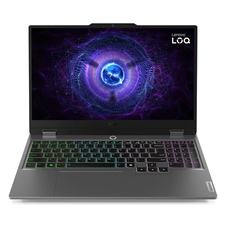 Lenovo LOQ 15IRX9 Gaming Laptop, Intel Core i5-13450HX Processor, 16GB RAM, 512GB SSD, 6GB NVIDIA GeForce RTX 3050 Graphics, 15.6" FHD 144Hz Display, DOS, English RGB Backlit Keyboard, 1 Year Warranty | 83DV0073PS
