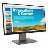 Lenovo ThinkVision P24QD-40 23.8" QHD (2560 x 1440) Monitor, 120Hz, Anti-glare, 4ms GtG Response Time, HDMI, DP, USB-C, Fully Adjustable Stand, Black, 3 Year Warranty | 64B1GAT1UK