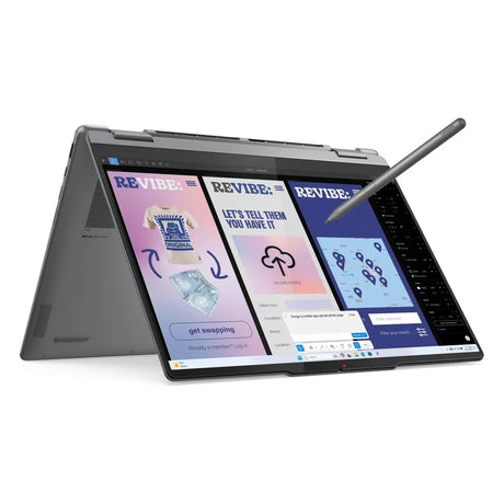 Lenovo Yoga 7 2-in-1 14ILL10 Laptop, Intel Core Ultra 7 256V Processor, 16GB RAM, 512GB SSD, 14" WUXGA OLED Touch Display, Windows 11 Home, English & Arabic Keyboard, 1 Year Warranty | 83JQ00B3PS