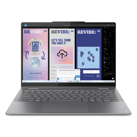 Lenovo Yoga 7 2-in-1 14ILL10 Laptop, Intel Core Ultra 7 256V Processor, 16GB RAM, 512GB SSD, 14" WUXGA OLED Touch Display, Windows 11 Home, English & Arabic Keyboard, 1 Year Warranty | 83JQ00B3PS