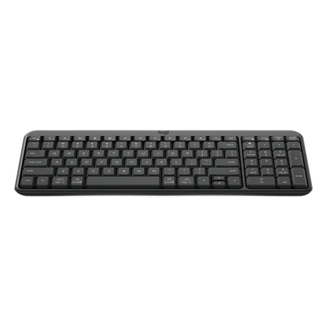 Logitech K250 Compact Bluetooth Wireless Keyboard, Compact Layout with Number Pad, 12 months Battery life, 10m Wireless range, Black, 1 Year Warranty | 920-013463