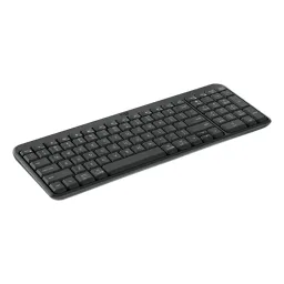 Logitech K250 Compact Bluetooth Wireless Keyboard, Compact Layout with Number Pad, 12 months Battery life, 10m Wireless range, Black, 1 Year Warranty | 920-013463