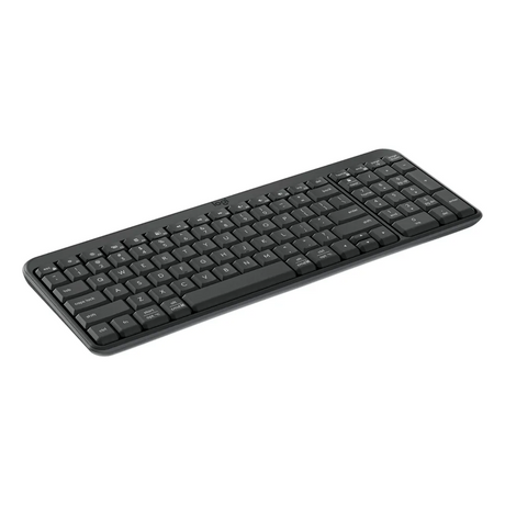 Logitech K250 Compact Bluetooth Wireless Keyboard, Compact Layout with Number Pad, 12 months Battery life, 10m Wireless range, Black, 1 Year Warranty | 920-013463