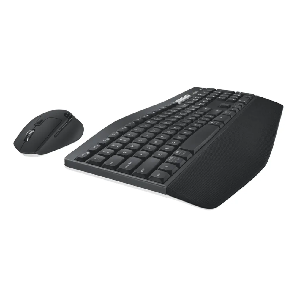 Logitech MK850 Wireless Keyboard & Mouse Combo, 2.4Ghz Wireless Reciever, Bluetooth, 100% Keyboard Layout, 1000 DPI Logitech Advanced Optical Mouse Sensor, Up to 36 months Battery Life, Black, 1 Year Warranty | 920-010568