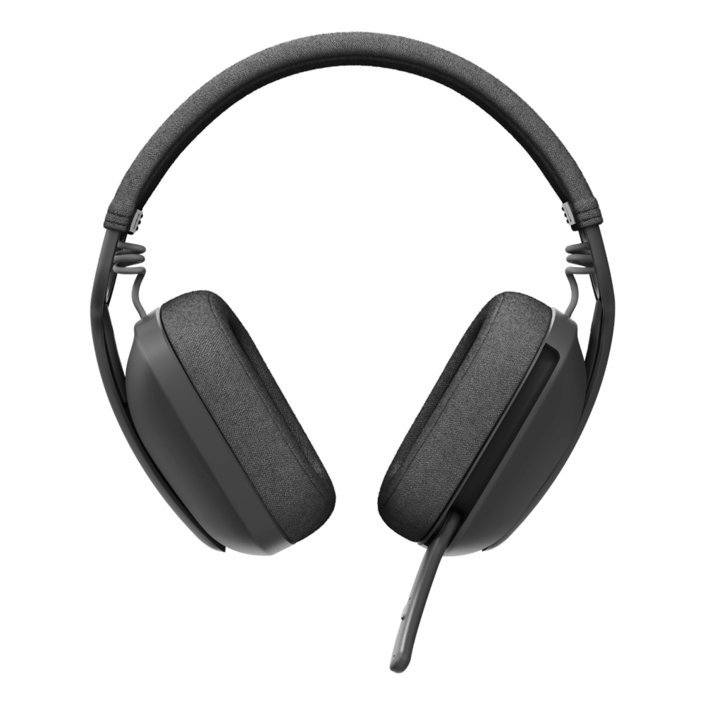 Logitech ZONE VIBE Wireless Headset, USB, Bluetooth, Dual Omni-Directional Microphone, 40 mm Headphone Driver, Graphite, 1 Year Warranty | 981-001157