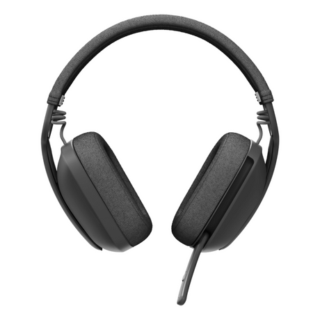 Logitech ZONE VIBE Wireless Headset, USB, Bluetooth, Dual Omni-Directional Microphone, 40 mm Headphone Driver, Graphite, 1 Year Warranty | 981-001157