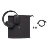 Logitech ZONE VIBE Wireless Headset, USB, Bluetooth, Dual Omni-Directional Microphone, 40 mm Headphone Driver, Graphite, 1 Year Warranty | 981-001157
