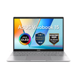 Asus Vivobook S14 Laptop, AMD Ryzen AI 5 330 Processor, 16GB RAM, 512GB SSD, 14.0" WUXGA OLED Display, Windows 11 Home, Backlit English & Arabic Keyboard, 1 Year Warranty | M3407KA-SF012W