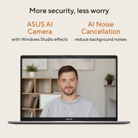 Asus Vivobook S14 Laptop, AMD Ryzen AI 5 330 Processor, 16GB RAM, 512GB SSD, 14.0" WUXGA OLED Display, Windows 11 Home, Backlit English & Arabic Keyboard, 1 Year Warranty | M3407KA-SF012W