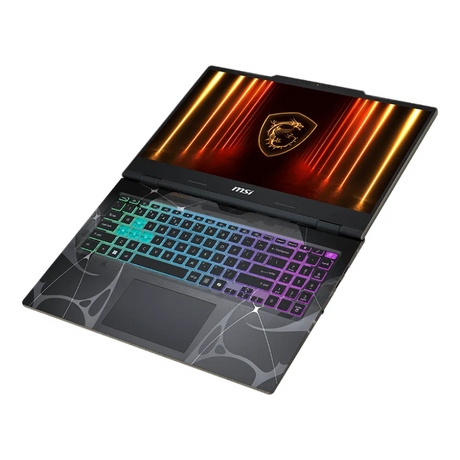 MSI Cyborg 15 B2R AI-Powered Gaming Laptop, Intel Core 7 240H Processor, 16GB RAM, 512GB SSD, 8GB Nvidia RTX 5060 Graphics, 15.6" FHD 144Hz Display, Windows 11 Home, 4-Zone RGB Backlit Keyboard, 2 Year Warranty | 9S7-15Q342-615