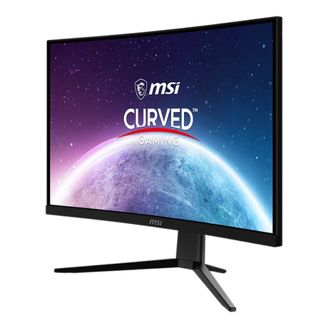 MSI G242C Curved Gaming Monitor, 24" FHD (1920 x 1080) Resolution, 170Hz, Anti-glare, 1ms (MPRT) Response Time, DP, HDMI, Tilt Adjustable Stand, Black, 1 Year Warranty | 9S6-3BB31H-009