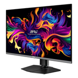 MSI MPG 321URX QD-OLED Gaming Monitor, 32" 4K UHD (3840 x 2160) Resolution, 240Hz, QD-OLED Panel, 0.03ms (GtG) Response Time, HDMI 2.1, DisplayPort, USB-C (90W PD), Tilt/Swivel/Height Adjustable Stand, Black, 3 Year Warranty | 9S6-3DD29A-011