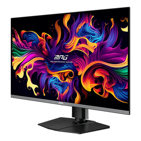 MSI MPG 321URX QD-OLED Gaming Monitor, 32" 4K UHD (3840 x 2160) Resolution, 240Hz, QD-OLED Panel, 0.03ms (GtG) Response Time, HDMI 2.1, DisplayPort, USB-C (90W PD), Tilt/Swivel/Height Adjustable Stand, Black, 3 Year Warranty | 9S6-3DD29A-011