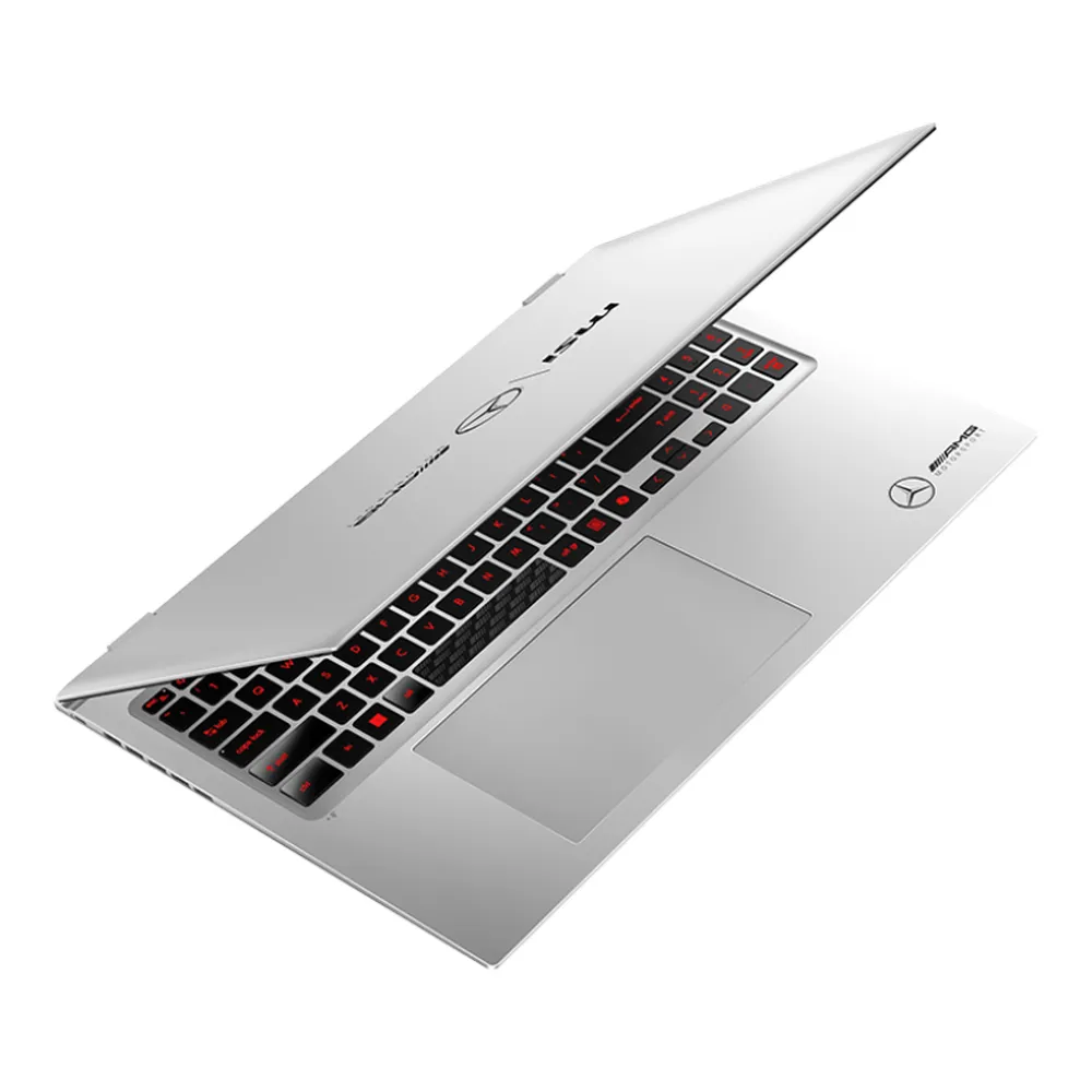 MSI Mercedes AMG B2VMG Copilot+ Laptop, Intel Core Ultra 9-288V Processor, 32GB RAM, 1TB SSD, 16” UHD+ OLED Display, Windows 11 Home, English & Arabic Backlit Keyboard, Urban Silver, 1 Year Warranty | 9S7-15A352-089