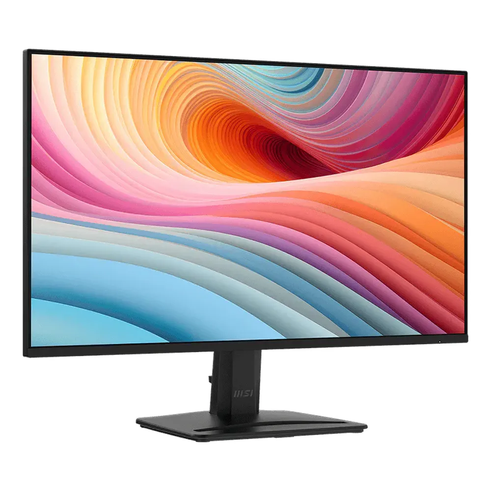 MSI PRO MP251 E2 Business Monitor, 24.5" FHD (1920 x 1080) Resolution, 120Hz, IPS Panel, 1ms (MPRT) Response Time, HDMI, DisplayPort, D-Sub (VGA), Tilt Adjustable Stand, Black, 1 Year Warranty | 9S6-3PD2CM-015