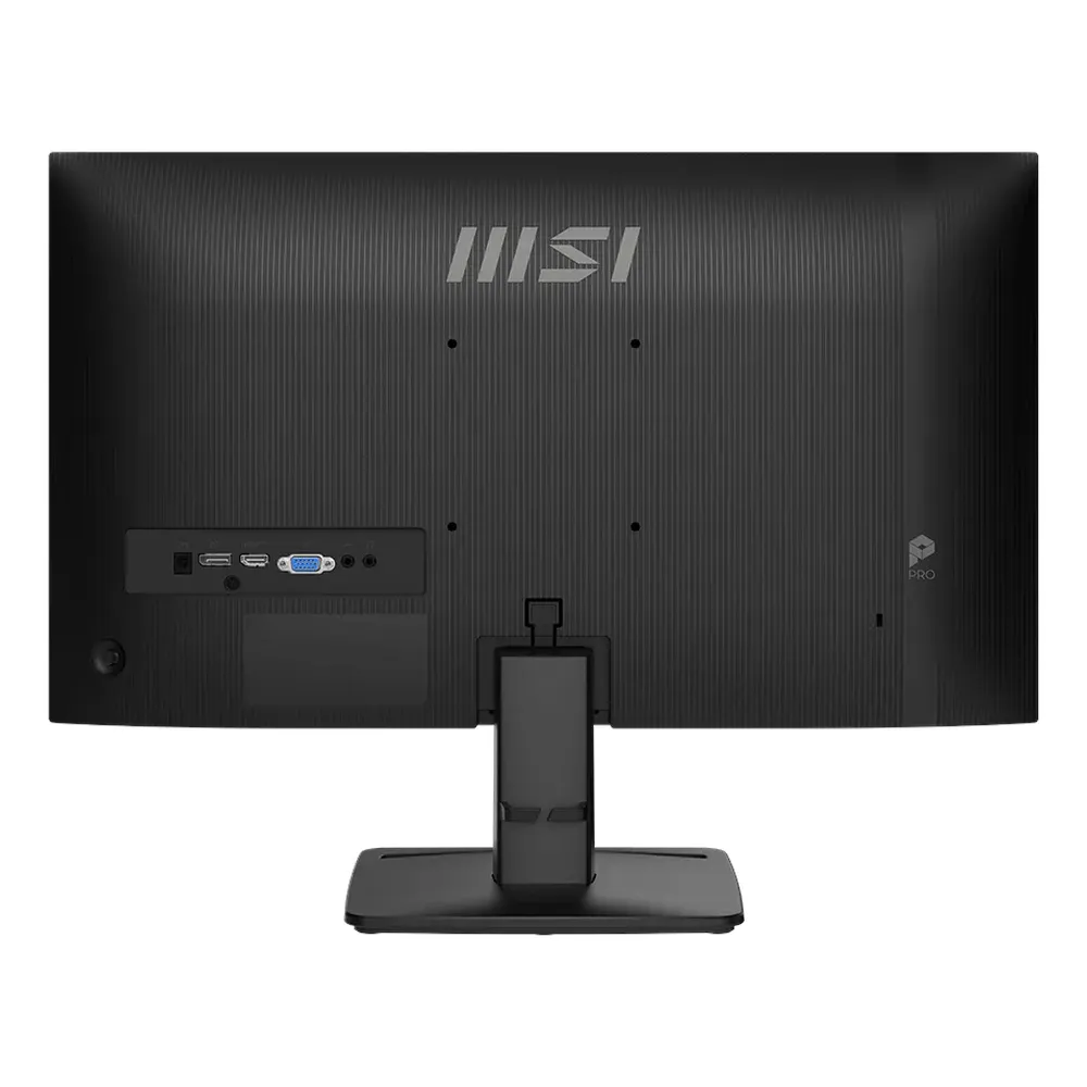 MSI PRO MP251 E2 Business Monitor, 24.5" FHD (1920 x 1080) Resolution, 120Hz, IPS Panel, 1ms (MPRT) Response Time, HDMI, DisplayPort, D-Sub (VGA), Tilt Adjustable Stand, Black, 1 Year Warranty | 9S6-3PD2CM-015