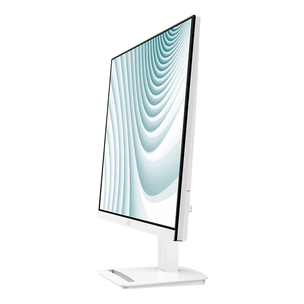 MSI PRO MP273AW Business Monitor, 27" FHD (1920 x 1080) Resolution, 100Hz, IPS Panel, Anti-glare, 1ms (MPRT) Response Time, HDMI, DisplayPort, D-Sub (VGA), Tilt Adjustable Stand, White, 1 Year Warranty | 9S6-3PB4CH-089